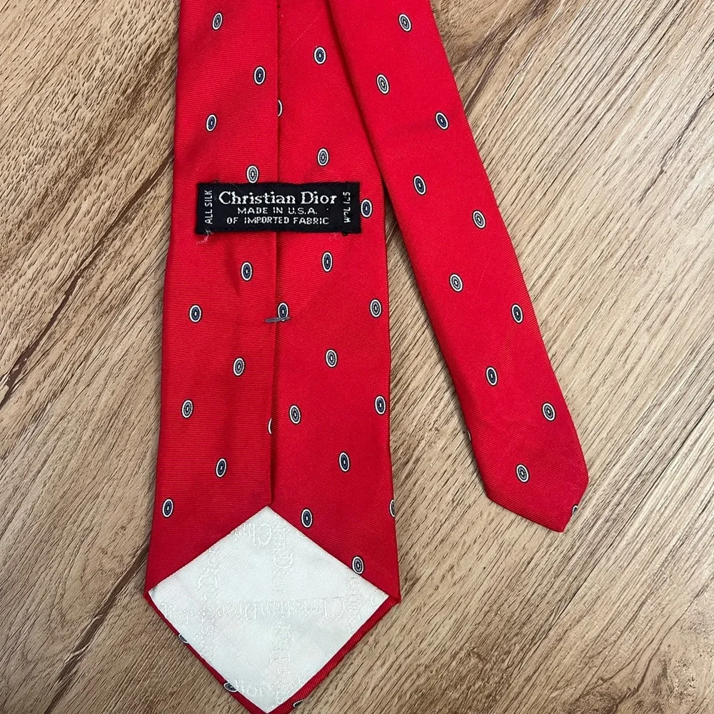 Christian Dior silk tie